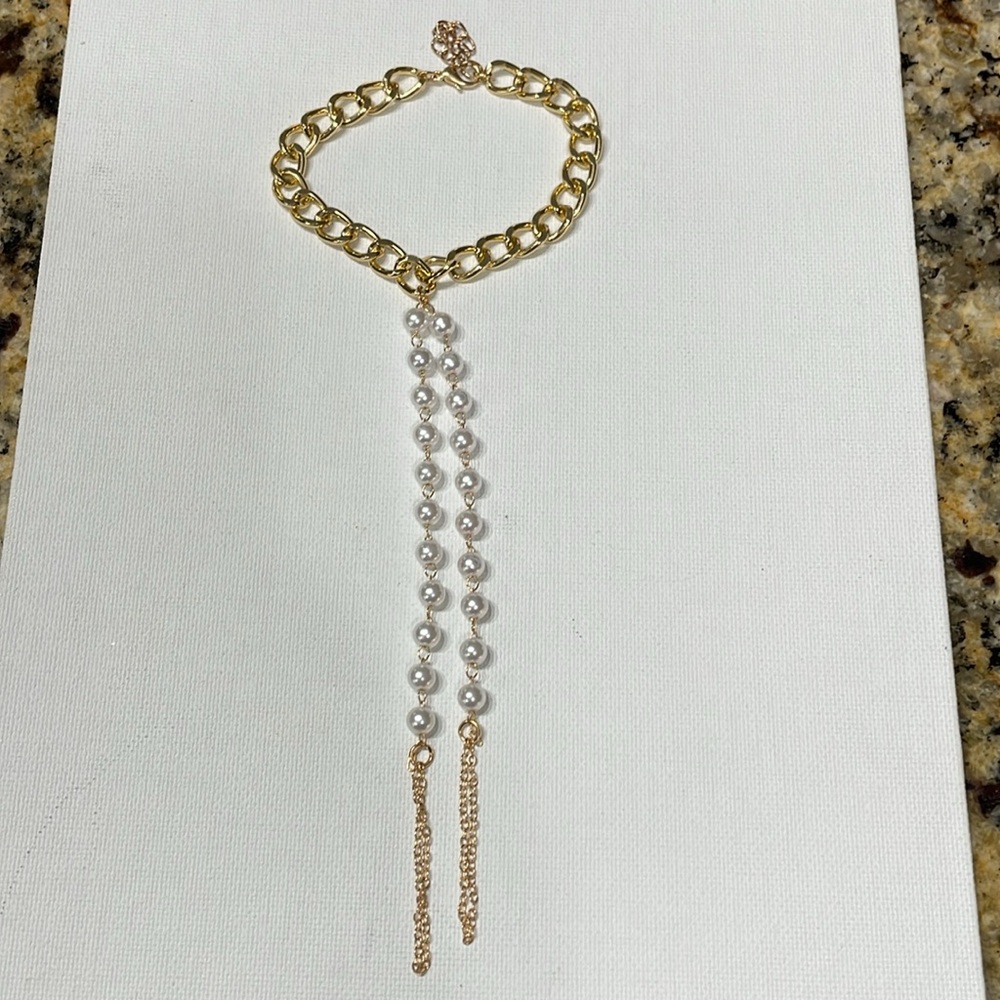 Romantic Pearl Bohemian Hand Bracelet - Picture 2 of 6